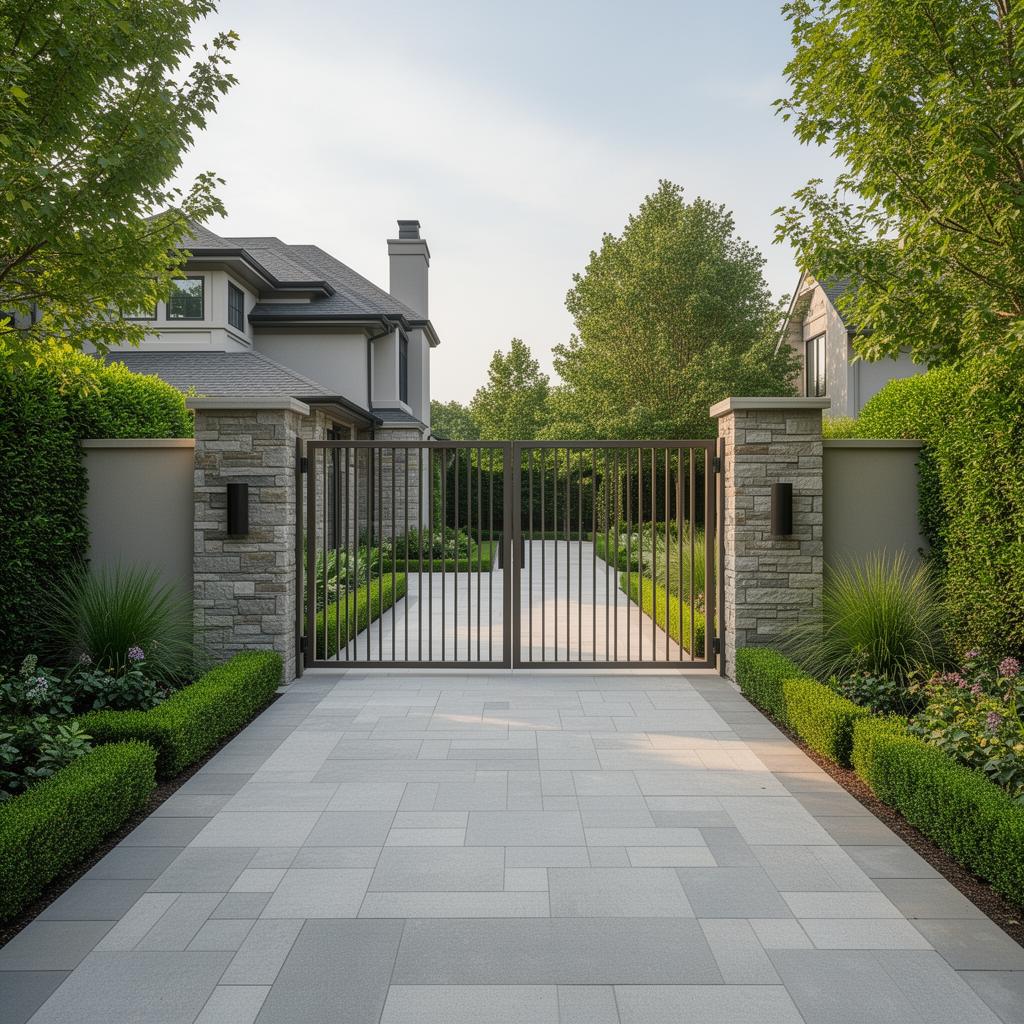 Portail coulissant aluminium